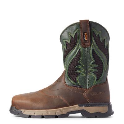 Ariat Rebar Flex Western - Werkschoenen Bruin Heren - 33908-152